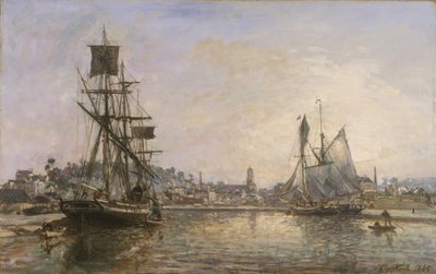 Honfleur, 1865 von Johan Barthold Jongkind