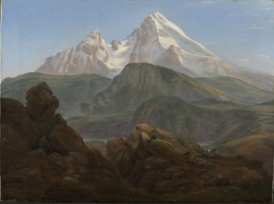 Der Watzmann von Johan Christian Dahl