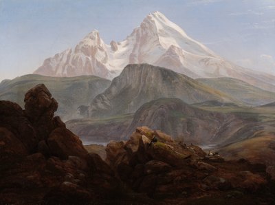 Der Watzmann von Johan Christian Dahl