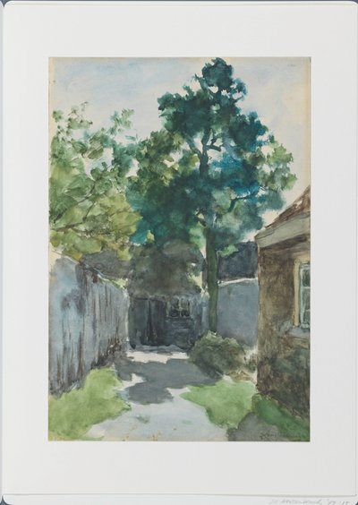 Sonniger Hof von Johan Hendrik Weissenbruch