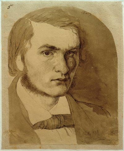 Selbstporträt von Johan Thomas Lundbye