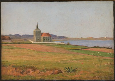 Vinderød Kirche bei Frederiksværk von Johan Thomas Lundbye