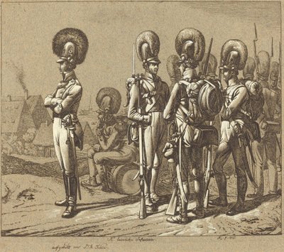 Bayerische Infanteristen von Johann Adam Klein
