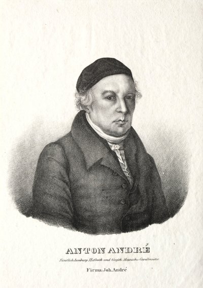 Porträt von Anton André von Johann André