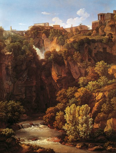 Wasserfälle in Tivoli von Johann Christian Reinhart