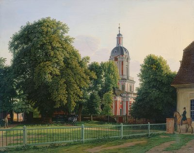 Kirche im Park von Schloss Buch von Johann Erdmann Hummel