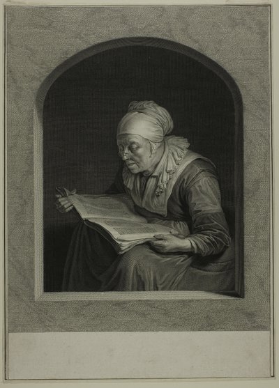 Die Leserin von Johann Georg Wille