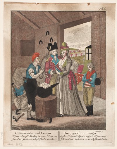Die Hochzeit bei Leiren von Johann Gottlieb Friedrich