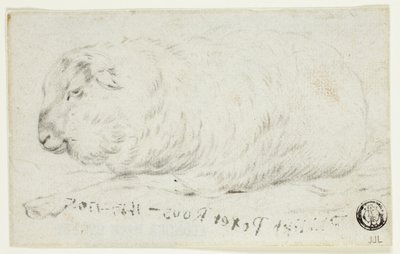 Liegendes Schaf von Johann Heinrich Roos