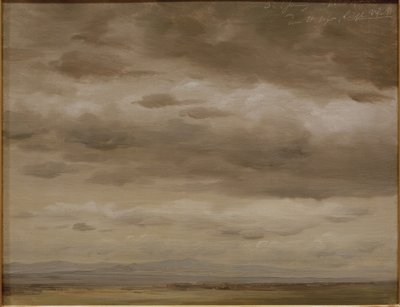 Wolkenskizze von Johann Heinrich Schilbach