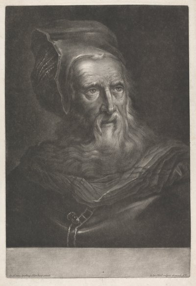Mann mit Hut von Johann Jacobus Haid