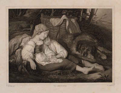 Die schlafenden Kinder von Johann Leonhard Appold