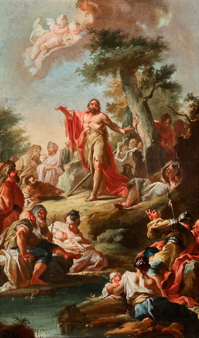 Die Predigt Johannes des Täufers von Johann Lucas Kracker