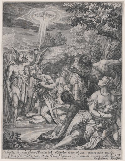Die Taufe Christi von Johann Matthias Kager