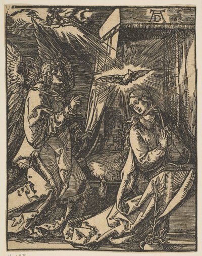 Die Verkündigung, aus der Kleinen Passion (Kopie) von Johann Mommard