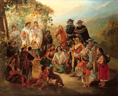 Regionale Trachten, 1850 von Johann Moritz Rugendas