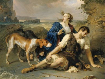 Arindal und Daura von Johann Peter Krafft