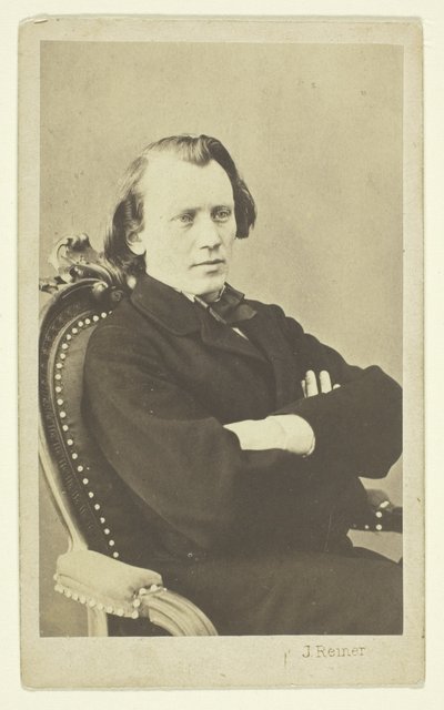Porträt von Brahms von Johann Reiner