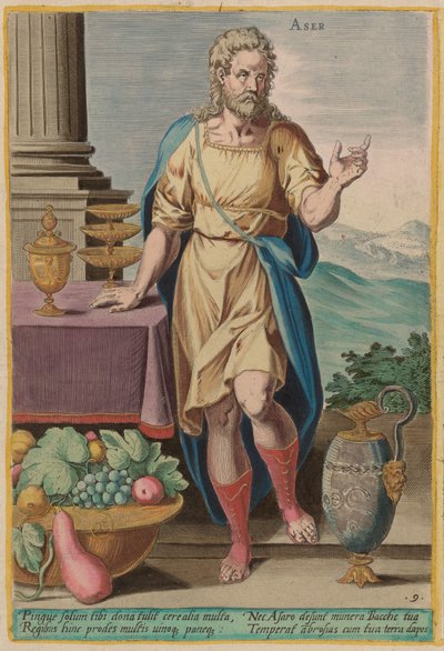 Aser, um 1585 von Johann Sadeler I