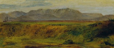 Landschaft mit Rax-Massiv von Johann  Till der Jüngere
