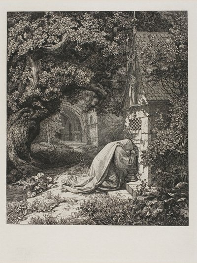 Die betende Nonne von Johann Wilhelm Schirmer