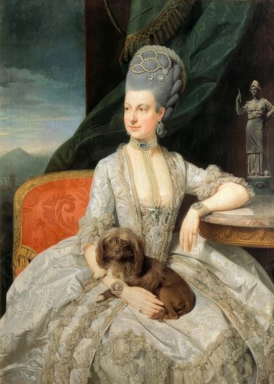 Marie Christine von Österreich von Johan Joseph Zoffany