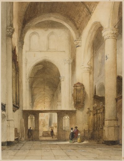 Kircheninnenraum von Johannes Bosboom