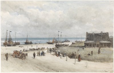 Der Strand von Scheveningen von Johannes Bosboom