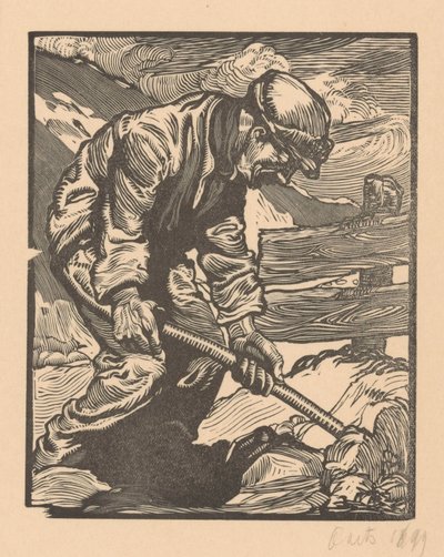 Deicharbeiter von Johannes Josephus Aarts (signed by artist)