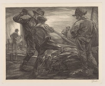 Deicharbeiter von Johannes Josephus Aarts (signed by artist)