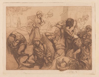 Erschrockene Frauen von Johannes Josephus Aarts