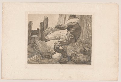Schuftender Arbeiter von Johannes Josephus Aarts