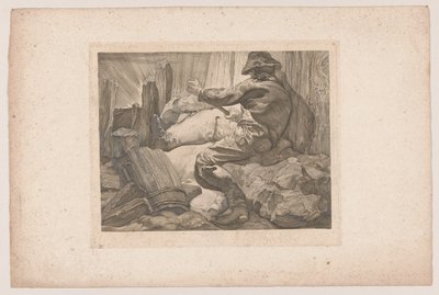 Schuftender Arbeiter von Johannes Josephus Aarts