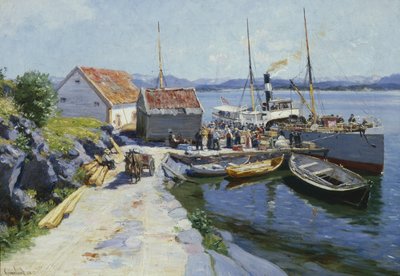 Fähranleger in Westnorwegen von Johannes Martin Grimelund