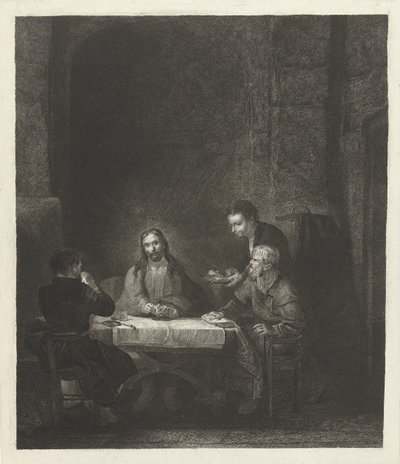 Mahlzeit in Emmaus von Johannes Pieter de Frey