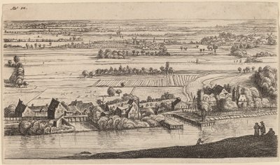 Dorf am Kanal von Johannes Ruisscher