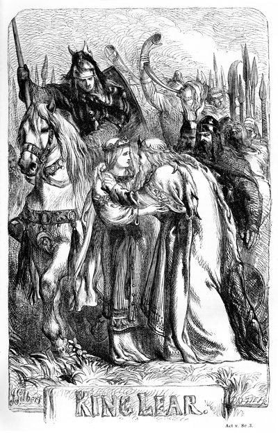 König Lear von John (after) Gilbert
