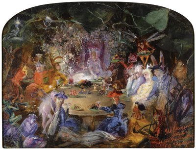 Das Festmahl der Feen, ca. 1858 von John Anster Fitzgerald