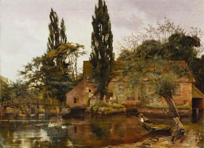 Mühle am Avon, 1886 von John Arthur Lomax
