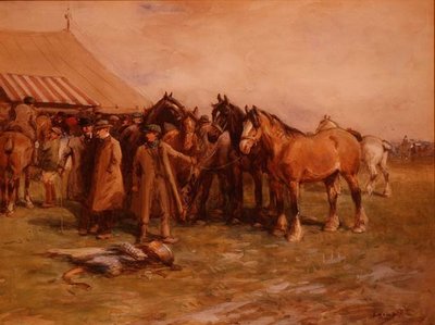 Pferdemarkt von John Atkinson