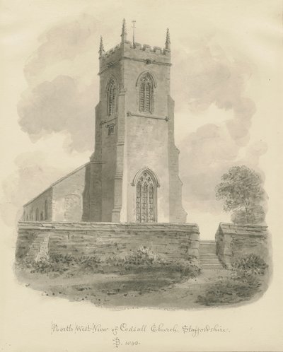 Codsall Church von John Buckler