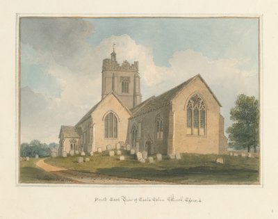 Essex - Earls Colne Kirche von John Buckler