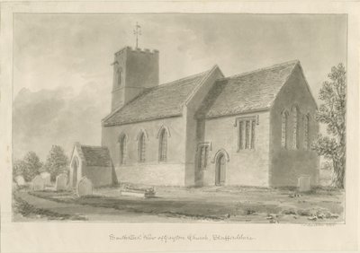 Gayton Kirche, 1841 von John Buckler