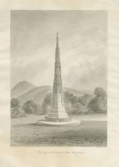 Ilam Dorf - Kreuz von John Buckler