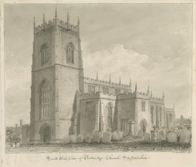 Penkridge Kirche von John Buckler