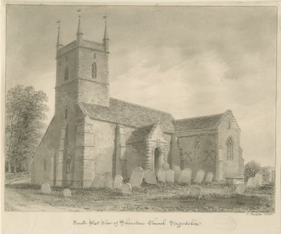 Shenstone Kirche von John Buckler