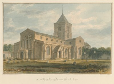 Sussex - Arundel Kirche, 1804 von John Buckler