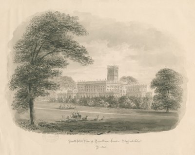 Trentham Hall von John Buckler