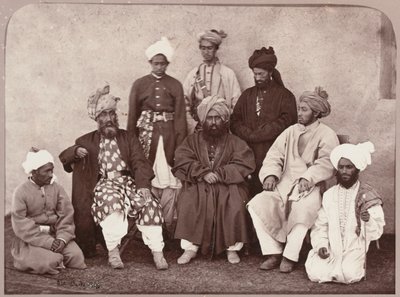 Mohamed Zahir Khan und Aslam Khan, 1879 von John Burke