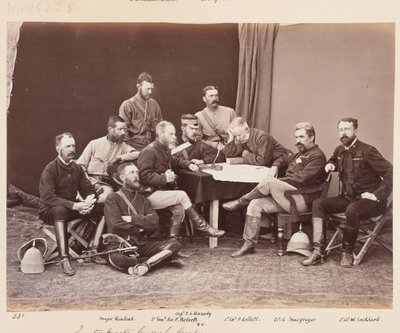 Gruppe des Generalquartiermeisters, Februar 1880 von John Burke